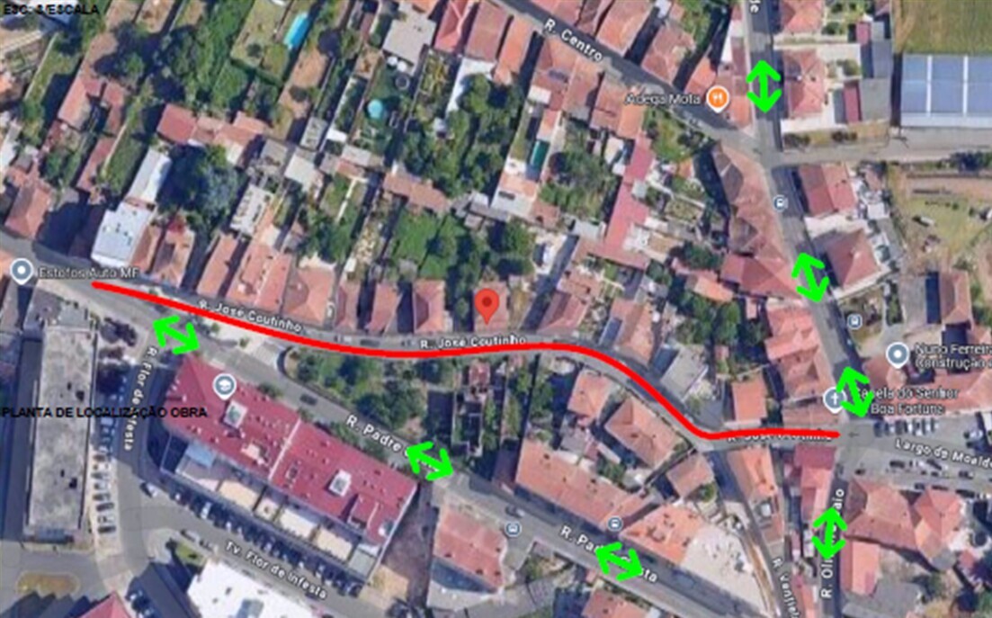 Aviso Rua Jos&eacute; Coutinho 1