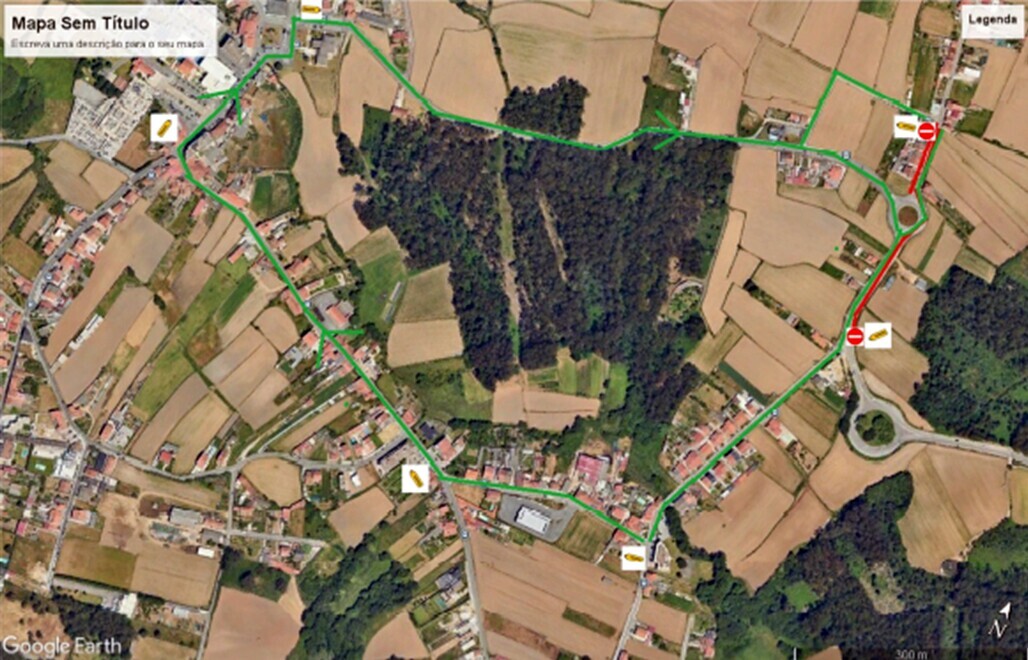 Aviso rotunda da rua da cruz 2