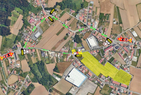 aviso Rua dos Castanheiros fase 3