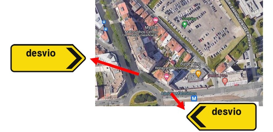 aviso Rua Conde Alto Mearim